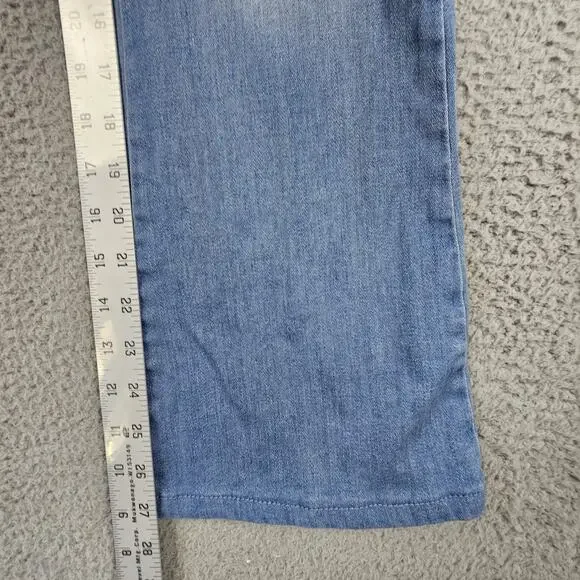 Guess Jeans Womens 23 Flare Braided Waistband Boho Stretch Denim Pants - Picture 6 of 9